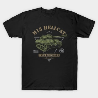 M18 Hellcat WW2 Tank Destroyer T-Shirt